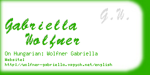 gabriella wolfner business card